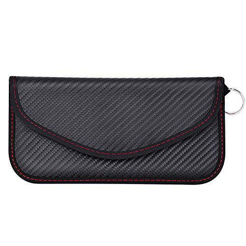 Samfolk Bolsa Faraday Movil, Funda Faraday Movil, Jaula Faraday Portatil Bloqueador Senal RFID/NFC, Bolsa Inhibidora de Seguridad - Fibra de Carbono Samfolk Bolsa Faraday Movil, Funda Faraday Movil, Jaula Faraday Portatil Bloqueador Senal RFID/NFC, Bolsa Inhibidora de Seguridad - Fibra de Carbono