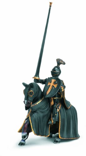 Schleich 70032 - Figura/ Miniatura El Caballero Negro a Caballo
