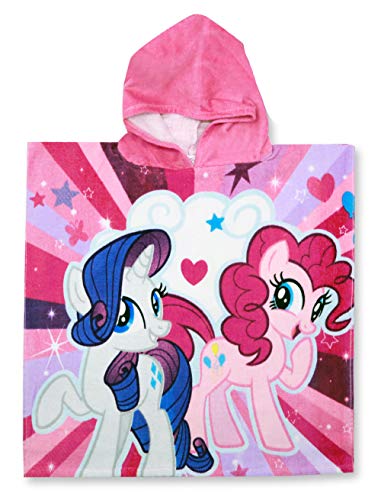 SETINO My Little Pony 821-327 - Poncho de baño con capucha (55 x 80 cm), diseño de My Little Pony
