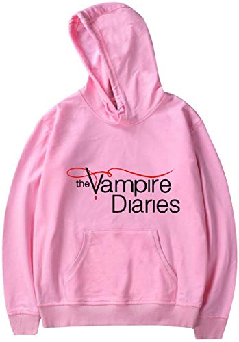 Shichangwei Men's Vampire Diaries Print Hoodie Long Sleeve Pullover Unisex Streetwear for Men Women Teen