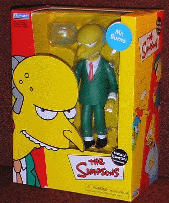 Simpsons Mr. Burns 9-inch Faces of Springfield Figure by Playmates