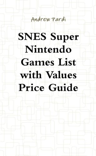 SNES Super Nintendo Games List with Values Price Guide