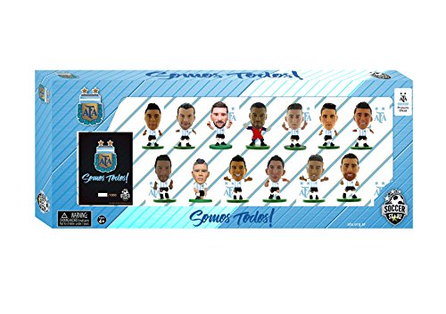 SoccerStarz ARGTP18 Argentina 13 Player Team Pack 2018 Edición Figura