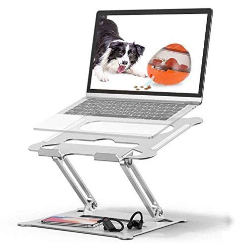 Soporte de Portátil,Tokmali Aluminio Soporte para Laptop Portátil Plegable y Ajustable Soporte Ordenadores para Todos Los Portátiles 11-17 Pulgadas MacBook/Ordenadores Portátiles/Notebook/DELL/Lenovo