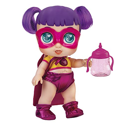 Super Cute - Muñecas para niñas Super Cute Muñeca Interactiva superheroína Sisi con biberón mágico y Accesorios Muñecas Niñas 3 años Muñecas bebé recién nacido para niños niñas