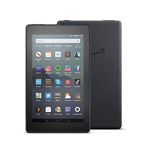 Tablet Fire 7, Reacondicionado certificado, Pantalla de 7'', 32 GB, Negro Tablet Fire 7, Reacondicionado certificado, Pantalla de 7'', 32 GB, Negro