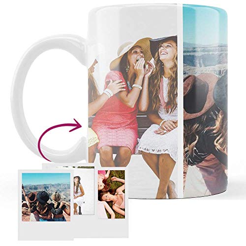 Taza Personalizada con Tus 3 Fotos. Regalos Día de la Madre Personalizados. Taza Personalizada de Cerámica. Regalos Originales. Tazas de Café con Color Interior Blanco 3 Imágenes Taza Personalizada con Tus 3 Fotos. Regalos Día de la Madre Personalizados. Taza Personalizada de Cerámica. Regalos Originales. Tazas de Café con Color Interior Blanco 3 Imágenes