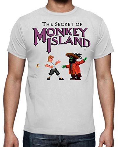 The Fan Tee Camiseta de Hombre Retro Monkey Island 005 XL