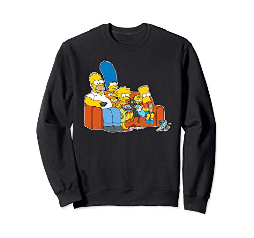 The Simpsons Homer Marge Maggie Bart Lisa Simpson Couch Sudadera
