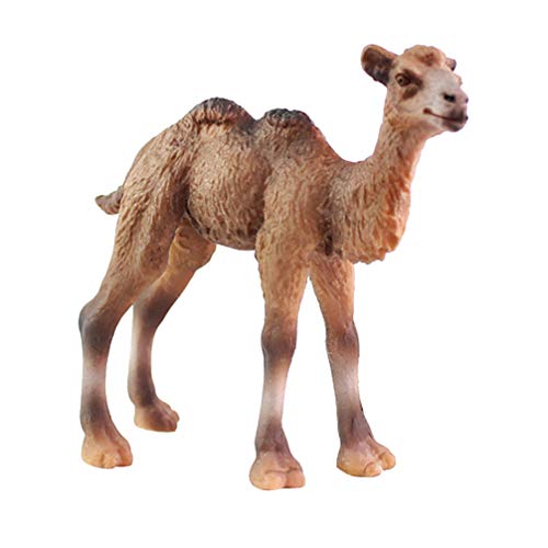 TOYANDONA Animal figurilla Camello Animal Modelo Mesa Escritorio Ornamento Estatua colección Juguetes Regalo niños TOYANDONA Animal figurilla Camello Animal Modelo Mesa Escritorio Ornamento Estatua colección Juguetes Regalo niños