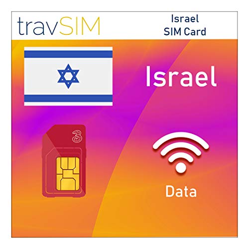 travSIM - Tarjeta SIM Israelí (Tarjeta SIM Three UK) por 30 Días Válidos - 6GB de Datos Móviles - Israel UK Three Tarjeta SIM Israelí - Roaming Gratuito en Más de 71 Destinos travSIM - Tarjeta SIM Israelí (Tarjeta SIM Three UK) por 30 Días Válidos - 6GB de Datos Móviles - Israel UK Three Tarjeta SIM Israelí - Roaming Gratuito en Más de 71 Destinos