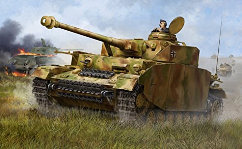 Trompetista Modelo Tanque alemán Panzer IV Ausf.H Media Tank Escala 1:16