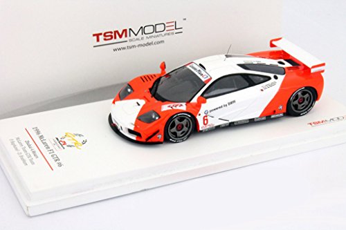 True Scale Miniatures TSM124337 - Mclaren F1 GTR #6 Marlboro Bpr Zhuhai 1996 - Escala 1/43 - Vehiculo en Miniatura montado y Pintado