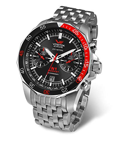Vostok Europe Rocket N1 2255295-B - Reloj cronógrafo para hombre Vostok Europe Rocket N1 2255295-B - Reloj cronógrafo para hombre