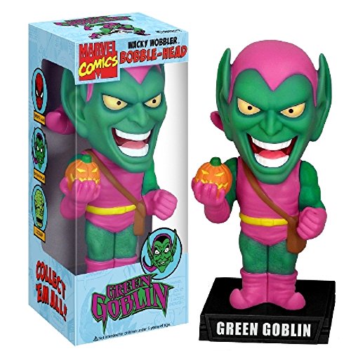 Wacky Wobbler Marvel Green Goblin Cabezon PVC APPR 16cm de Funko