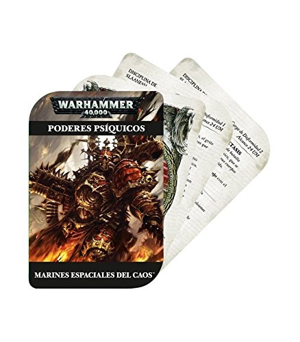 Warhammer 43-02-03. Baraja Poderes Psiquicos Marines Espaciales del Caos