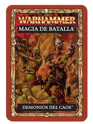 Warhammer 83-02-03. Cartas Magia Guerreros Caos