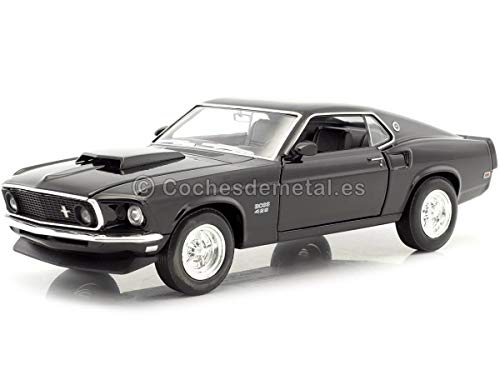 Welly 1969 Ford Mustang Boss 429 Negro Cuervo 1:24 24067