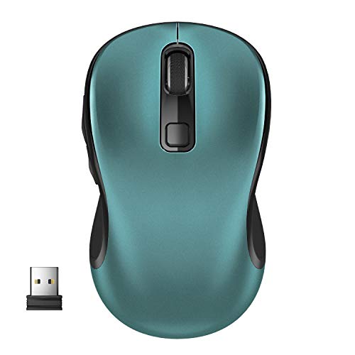 WisFox Ratón Inalambrico, 2.4G Ergonómico Antideslizante Inalámbrico Ratón de Computadora Ratón Laptop Ratón USB 6 Botones con Receptor Nano 3 Ajustables de dpi Ratones para Windows,Mac (Verde) WisFox Ratón Inalambrico, 2.4G Ergonómico Antideslizante Inalámbrico Ratón de Computadora Ratón Laptop Ratón USB 6 Botones con Receptor Nano 3 Ajustables de dpi Ratones para Windows,Mac (Verde)