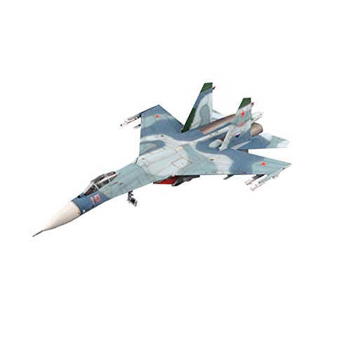 X-Toy Kits Modelo De Rompecabezas Militares, 1/72 Escala Soviet SU-27 Flanker B Modelo De Plástico De Plástico, 12.3 Pulgadas X 8 Pulgadas X-Toy Kits Modelo De Rompecabezas Militares, 1/72 Escala Soviet SU-27 Flanker B Modelo De Plástico De Plástico, 12.3 Pulgadas X 8 Pulgadas