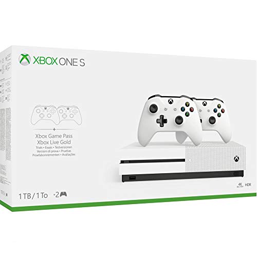Xbox One S - Consola 1 TB + 2 Mandos a Distancia
