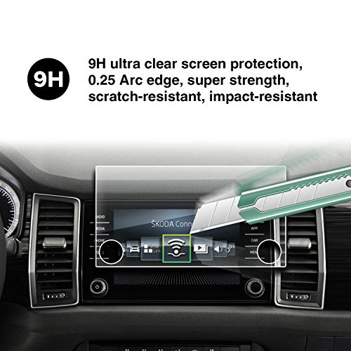 YEEPIN Protector Pantalla para 2017 2018 Skoda Kodiaq Navegación Cristal Templado Vidrio Templado - Dureza 9H (8 Pulgadas) YEEPIN Protector Pantalla para 2017 2018 Skoda Kodiaq Navegación Cristal Templado Vidrio Templado - Dureza 9H (8 Pulgadas)