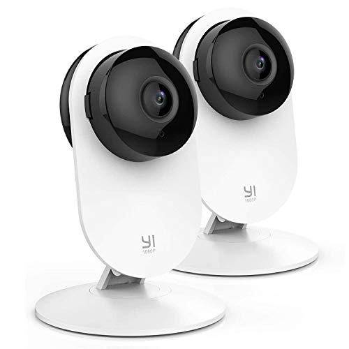YI Cámara Interior de vigilancia IP, 1080 píxeles, WiFi, con detección de Movimiento, notificaciones Push, Audio bidireccional, visión Nocturna, cámara Inteligente para teléfono/PC, Kit de 2 YI Cámara Interior de vigilancia IP, 1080 píxeles, WiFi, con detección de Movimiento, notificaciones Push, Audio bidireccional, visión Nocturna, cámara Inteligente para teléfono/PC, Kit de 2