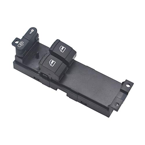 ZEALfix Interruptor de Ventana Principal de energía eléctrica 1J3 959 857 para Golf Skoda Passat Fabia Octavia 1J3959857