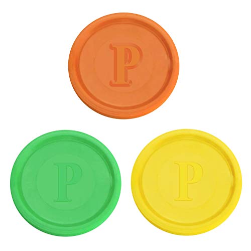 1 pack de 300 fichas de valor, fichas Token en verde, amarillo y naranja. 1 pack de 300 fichas de valor, fichas Token en verde, amarillo y naranja.