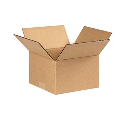 100 cajas de cartón para envío por correo, 20 x 15 x 10 cm, duraderas y perfectas para cualquier negocio en línea, precio de descuento a granel, Kraft (marrón)