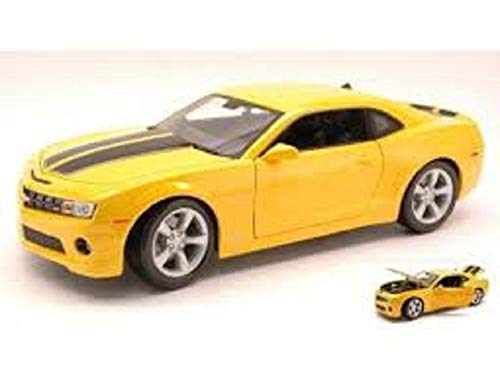31173yl Maisto Special Edition - Chevy Camaro Ss Rs Hard Top (2010, 1:18, Yellow w/ Black Stripes) 31173 Diecast Car Model Auto Vehicle Die Cast Metal Iron Toy Transport by Maisto