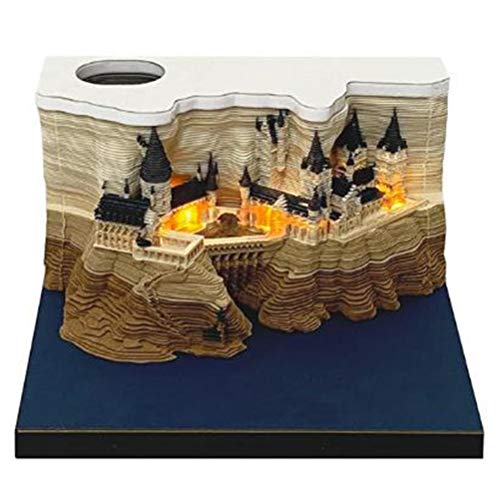 3D Die Schlossdekoration Hogwarts Castle - Notas adhesivas para profesores, amigos y colegas