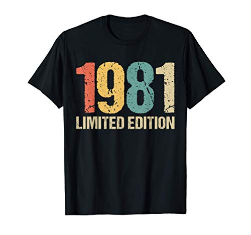 40 Años Cumpleaños Chico Chica Regalo Deco Divertido 1981 Camiseta 40 Años Cumpleaños Chico Chica Regalo Deco Divertido 1981 Camiseta