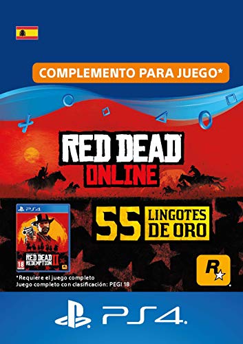 55 lingotes de oro en Red Dead Online - 55 lingotes de oro DLC | Código de descarga de PS4 - Cuenta ES 55 lingotes de oro en Red Dead Online - 55 lingotes de oro DLC | Código de descarga de PS4 - Cuenta ES