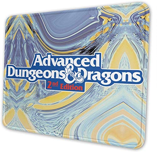 Advanced Dungeons Dragons 2e - Alfombrilla de ratón Antideslizante Rectangular para Ordenador