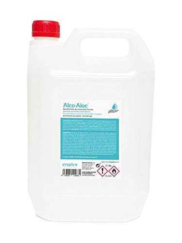 Alco-Aloe Gel Desinfectante de manos (5 Litros) Primeros Auxilios