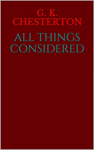 All Things Considered (English Edition)