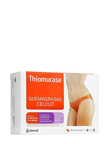 ALMIRALL THIOMICASE Fat-Burning 60comp, Negro, Estandar ALMIRALL THIOMICASE Fat-Burning 60comp, Negro, Estandar