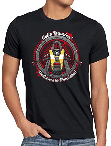 A.N.T. CL4P-TP Robot Camiseta para Hombre T-Shirt Pandora Claptrap Ego Shooter, Talla:3XL