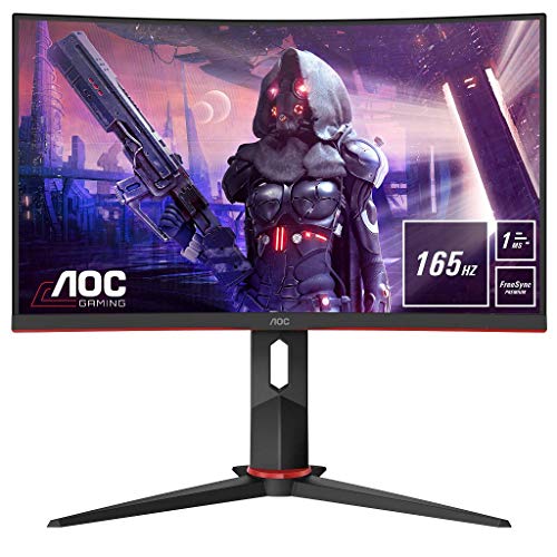 AOC Monitor Gaming C24G2U - 24" Curved 1500R, Full HD, 165 Hz, 1ms, VA, FreeSync Premium, 1920x1080, 250 cd/m, D-SUB, HDMIx2, Displayport 1x1.2 AOC Monitor Gaming C24G2U - 24" Curved 1500R, Full HD, 165 Hz, 1ms, VA, FreeSync Premium, 1920x1080, 250 cd/m, D-SUB, HDMIx2, Displayport 1x1.2