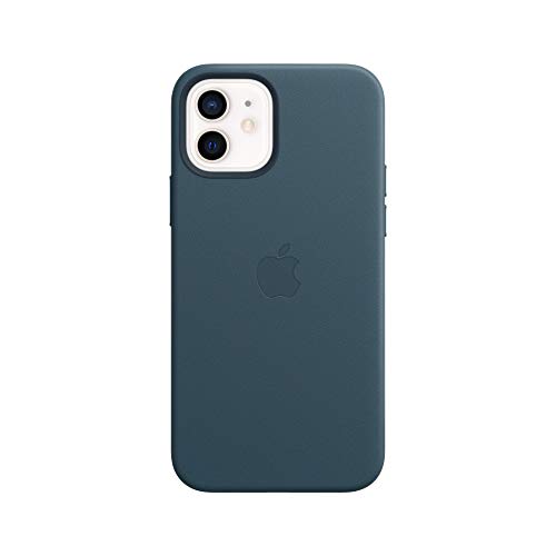 Apple Funda de Piel con MagSafe (para el iPhone 12 y iPhone 12 Pro) - Azul báltico