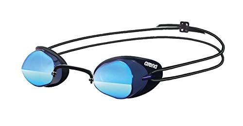 ARENA Swedix Mirror Gafas de Natación, Unisex Adulto, Negro/Azul (Smoke), Universal ARENA Swedix Mirror Gafas de Natación, Unisex Adulto, Negro/Azul (Smoke), Universal