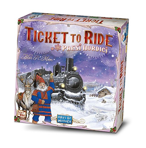 Asmodee- Ticket To Ride Países nórdicos Edición Italiana, 8512
