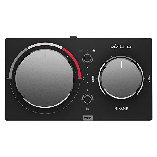ASTRO Gaming MixAmp Pro TR amplificador para cascos, 4ta gen., Dolby Audio, tarjeta de sonido USB, conexión digital para Xbox Series X|S, Xbox One, PC, Mac, Switch - Negro/Rojo