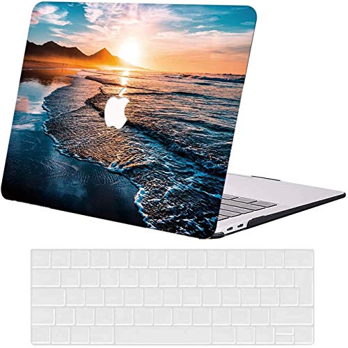 AUSMIX Carcasa rígida de plástico ultra fino para MacBook Air 13 2020 2019 2018 Release M1 A2337 A2179 A1932, cubierta para teclado para Apple 2020 Mac Air Retina de 13,3 pulgadas, playa AUSMIX Carcasa rígida de plástico ultra fino para MacBook Air 13 2020 2019 2018 Release M1 A2337 A2179 A1932, cubierta para teclado para Apple 2020 Mac Air Retina de 13,3 pulgadas, playa