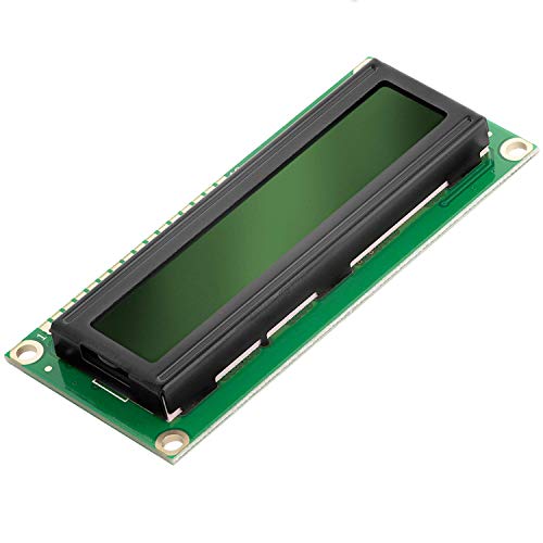 AZDelivery HD44780 1602 Modulo Pantalla LCD Display Verde 2x16 caracteres negros compatible con Arduino con E-Book incluido!