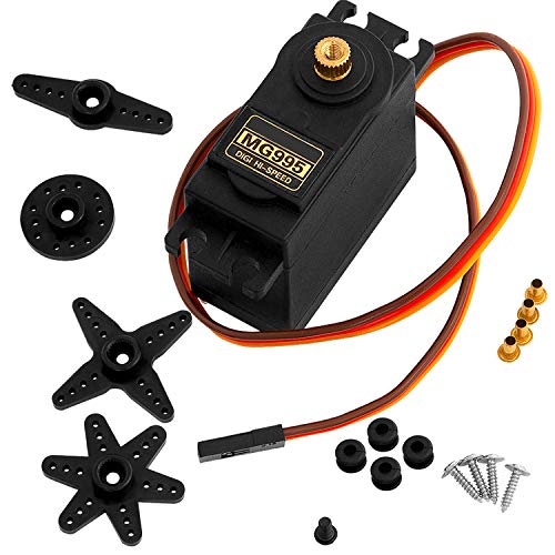 AZDelivery MG995 Micro Digital Servo Motor para RC Robot Avión Helicóptero para Arduino con ebook Gratis! AZDelivery MG995 Micro Digital Servo Motor para RC Robot Avión Helicóptero para Arduino con ebook Gratis!