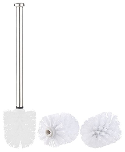 BadeStern Zubehör zu Escobillas de baño: Escobilla de baño con Mango de Acero Inoxidable y 3 Accesorios con Ø 7 cm, Blanco (baño Cepillo de Repuesto con Tallo) BadeStern Zubehör zu Escobillas de baño: Escobilla de baño con Mango de Acero Inoxidable y 3 Accesorios con Ø 7 cm, Blanco (baño Cepillo de Repuesto con Tallo)