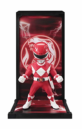 BANDAI- Red Ranger, Figura de 9 cm, Mighty Morphin Power Rangers Tamashii Buddies (BDIPR112068)