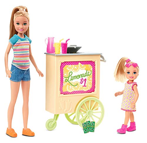 Barbie Team Stacie - Juego de muñecos con soporte de limonada